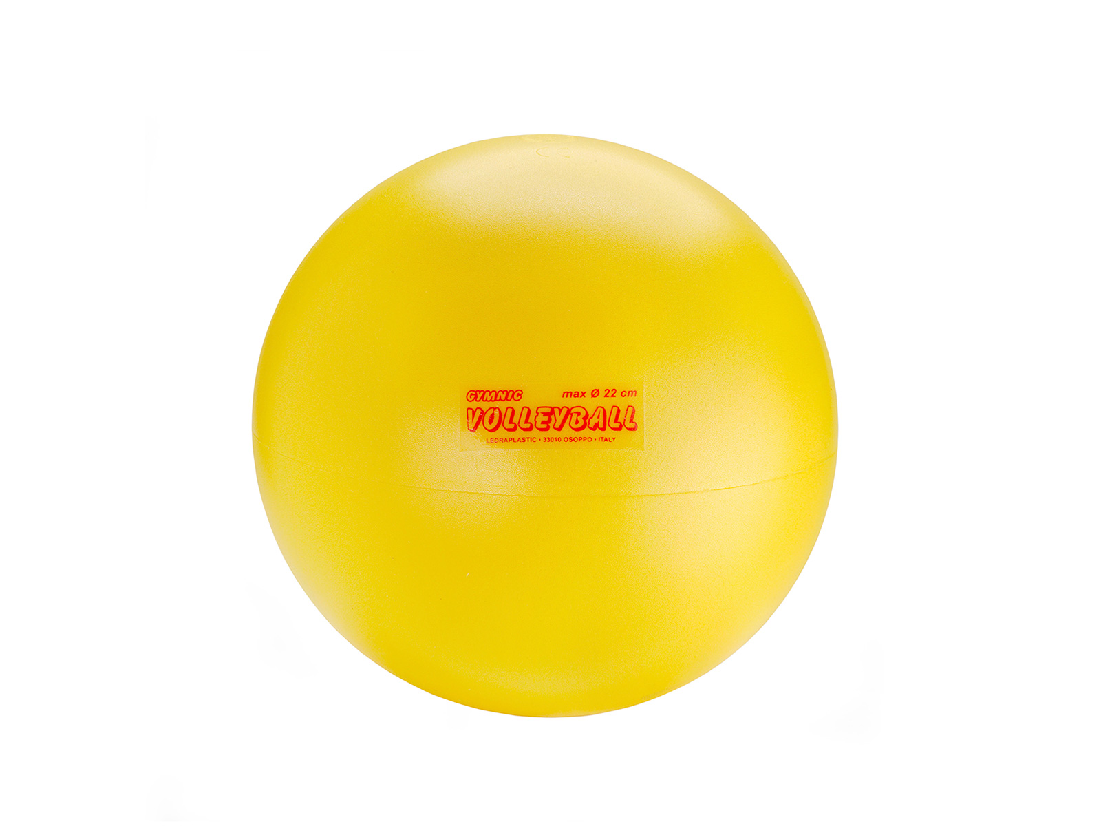 Мяч игровой  волейбольный , Ø 22 , цвет:  желтый.